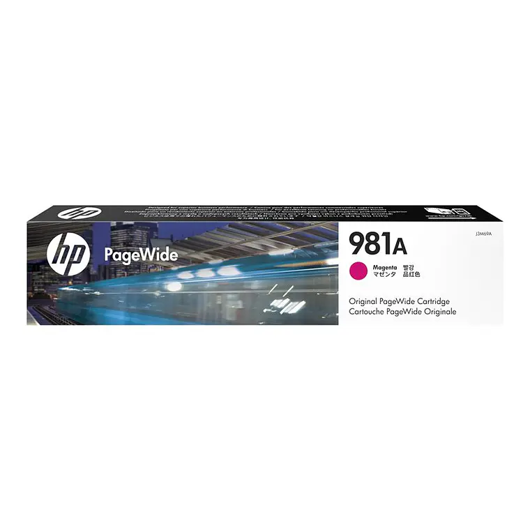 HP 981A - magenta - original - PageWide - cartucho de tinta 1