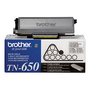 Cartucho de tóner Brother TN650 negro