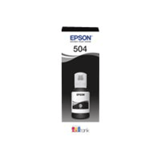 Epson 504 - recarga de tinta negro