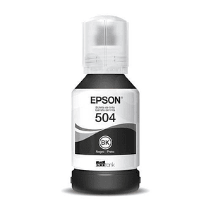 Botella de tinta Epson 504 color negro
