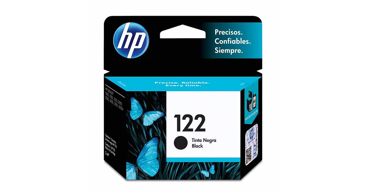 Cartucho de tinta HP 122 color negro original CH561HL