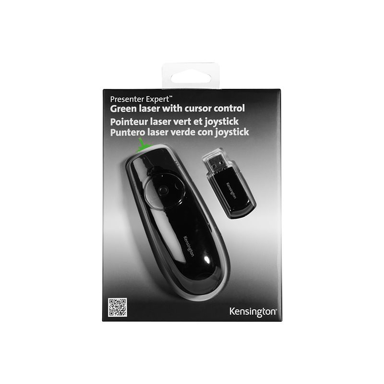 Kensington Presenter Expert Green Laser with Cursor Control - control remoto para presentaciones - negro 4