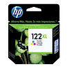 Cartucho de tinta HP 122XL Multicolor Alto rendimiento original CH564HL