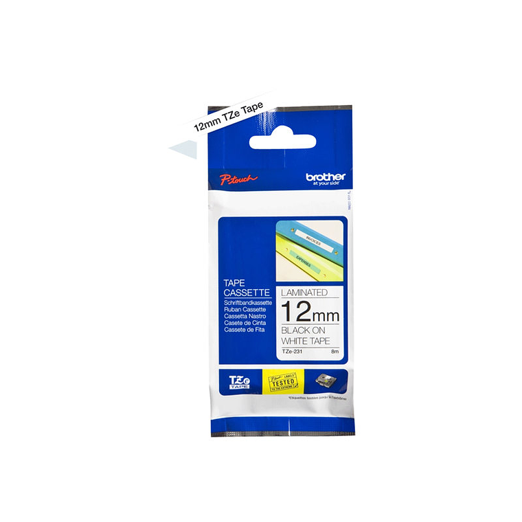 Brother TZe231 - tipo laminado - 1 bobina(s) - rollo (1,2 cm x 8 m) 1
