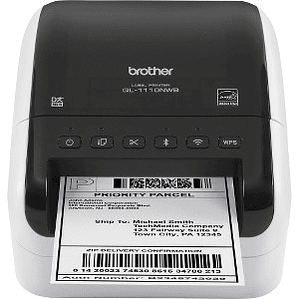 Impresora de etiquetas Brother QL-1110NWB | alta velocidad con carro ancho