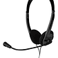 Auriculares Xtech XTS-220 Negro Con Micrófono - Miniatura 1