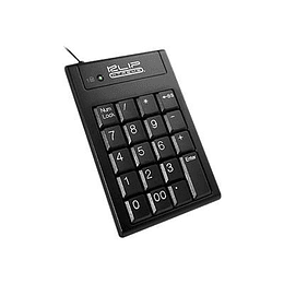 Klip Xtreme KNP-100 Abacus Numeric - teclado numérico - negro