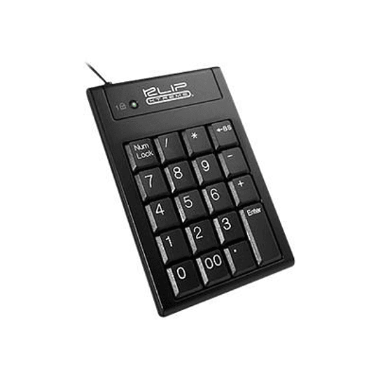 Klip Xtreme KNP-100 Abacus Numeric - teclado numérico - negro