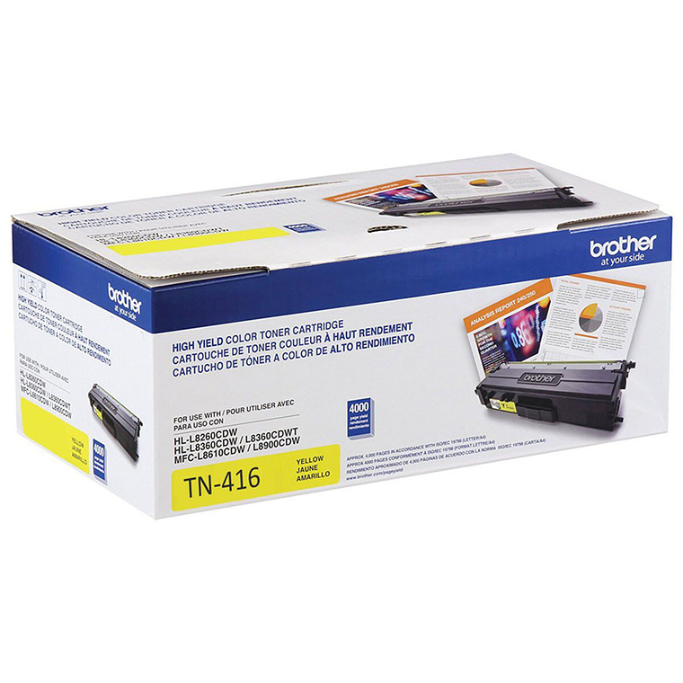Cartucho de toner Brother TN416Y Color Amarillo  1
