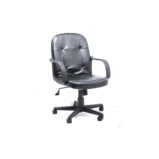 Silla Executive Office con Apoya brazos | Black Leather