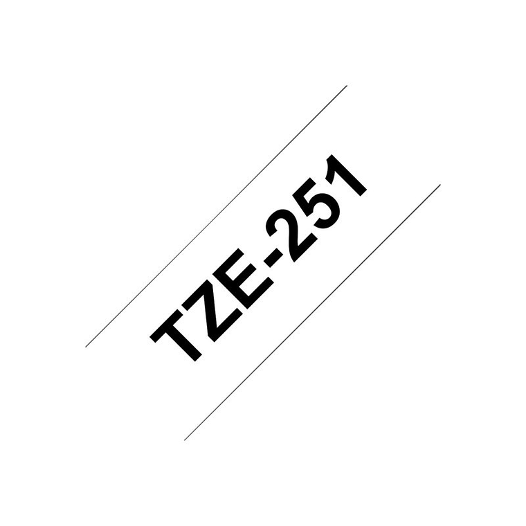 Brother TZe251 - tipo laminado - 1 bobina(s) - rollo (2,4 cm x 8 m) 3