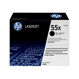 Cartucho Toner HP 55X negro original LaserJet CE255X