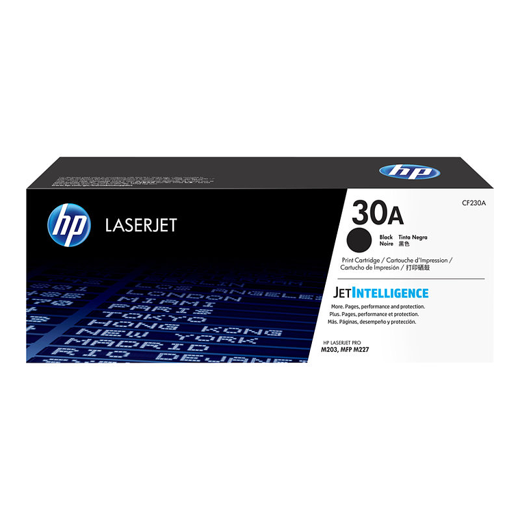 Cartucho de tóner HP 30A negro original LaserJet (CF230A) 1