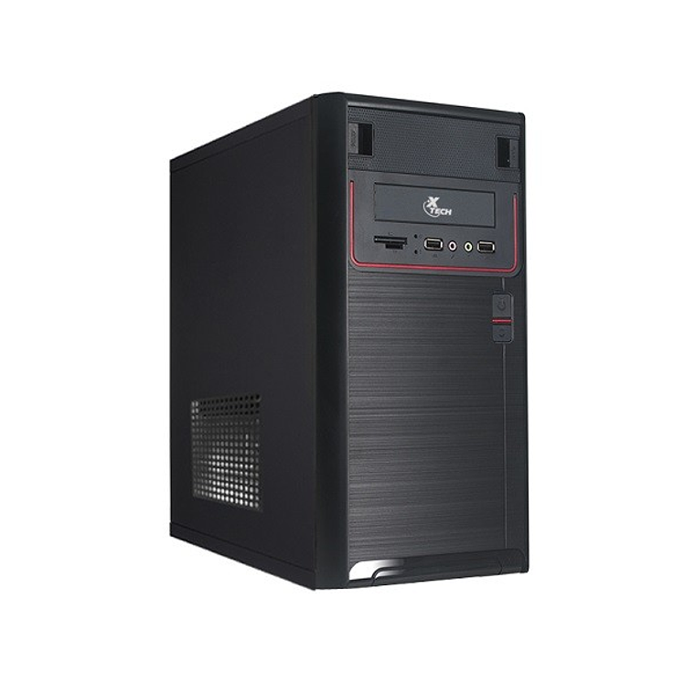 Gabinete XTECH XTQ-100 Micro ATX Color Negro C/Fuente 600W 1
