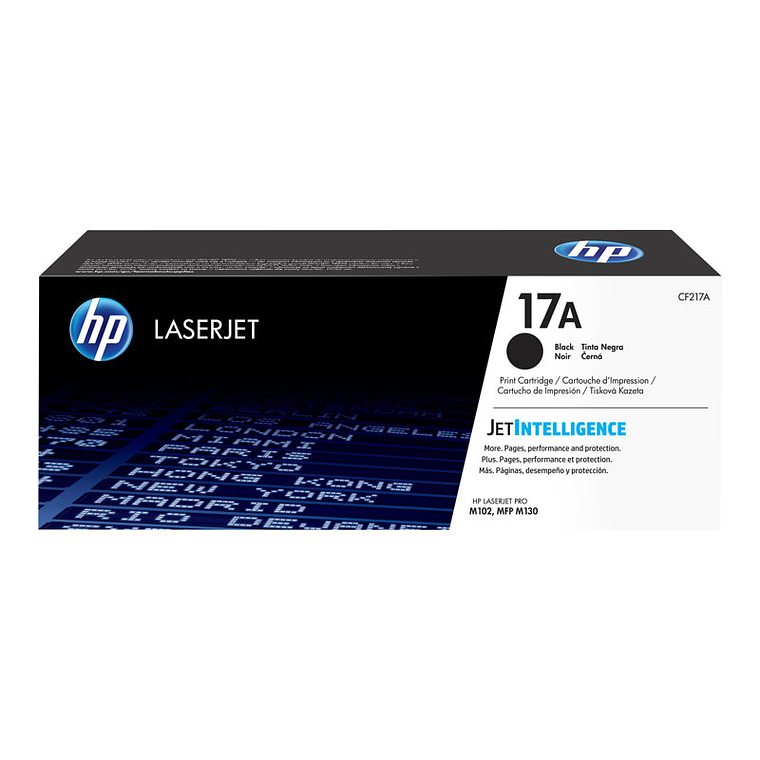 cartucho de tóner HP 17A negro original LaserJet CF217A 1