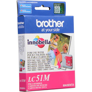 Cartucho de tinta Brother LC51M color magenta