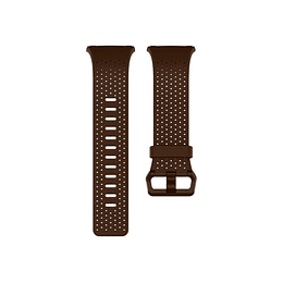 Pulsera de Cuero Fitbit para Reloj Iónico (Grande, Coñac)