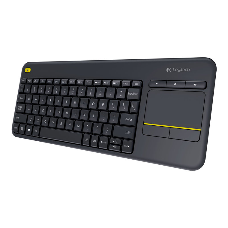 Logitech Wireless Touch Keyboard K400 Plus - teclado - con panel táctil - negro 2