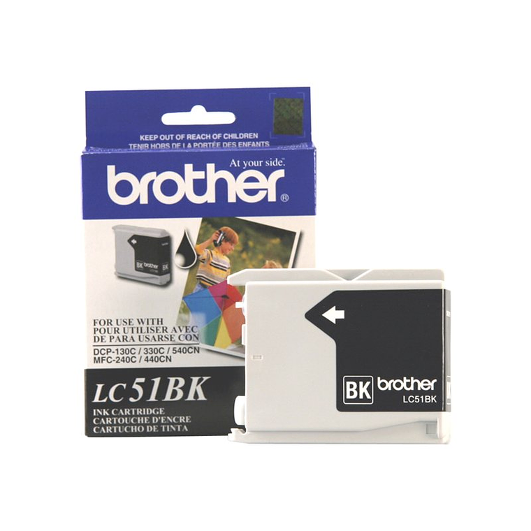 Cartucho de tinta Brother LC51BK color negro 1
