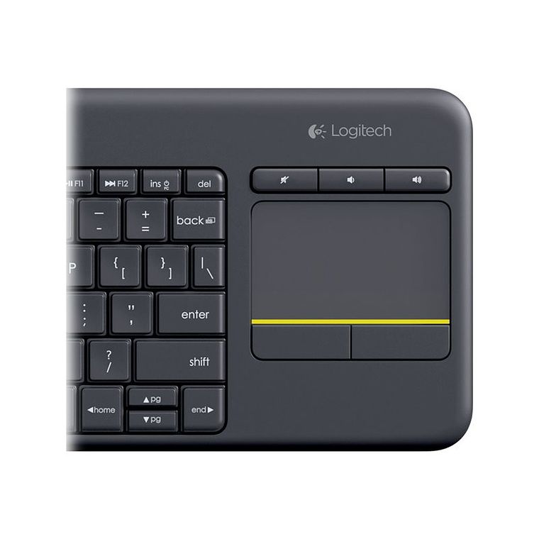 Logitech Wireless Touch Keyboard K400 Plus - teclado - con panel táctil - negro 5