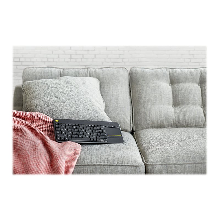 Logitech Wireless Touch Keyboard K400 Plus - teclado - con panel táctil - negro 7