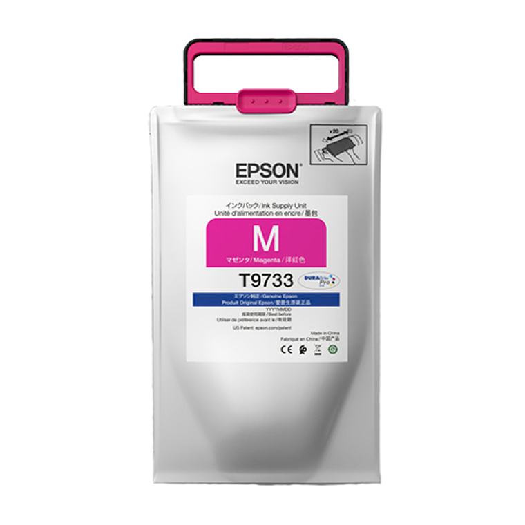 Cartucho de tinta Epson T9733 Color Magenta gran capacidad  1