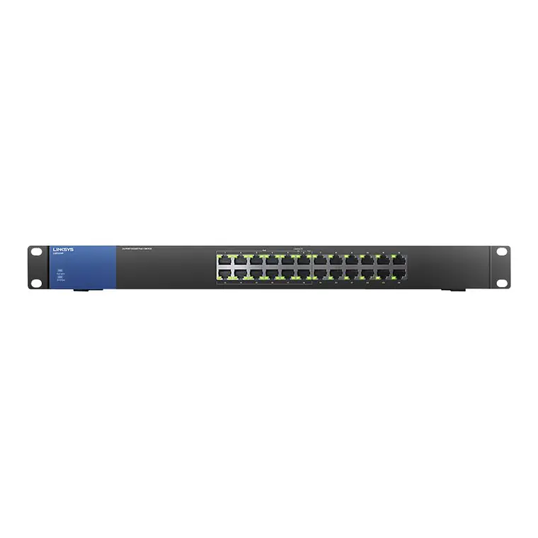 Switch 24 puertos Linksys Business LGS124P - conmutador sin gestionar rack 2