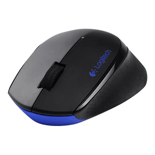 Kit Combo Teclado y Mouse Logitech MK345, Inalámbrico. Negro/Azul