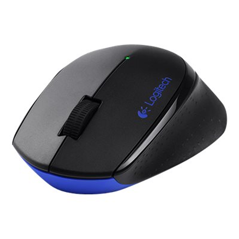 Kit Combo Teclado y Mouse Logitech MK345, Inalámbrico. Negro/Azul 7