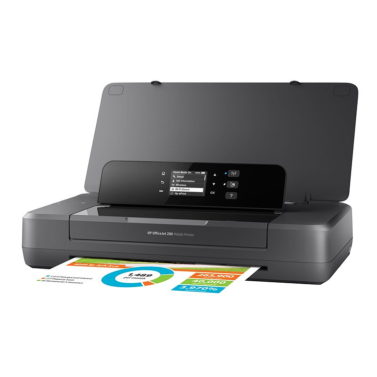 Impresora HP inkjet Officejet 200 Mobile color tinta 4