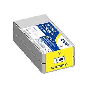 Cartucho de tinta Epson SJIC22P(Y) color amarillo