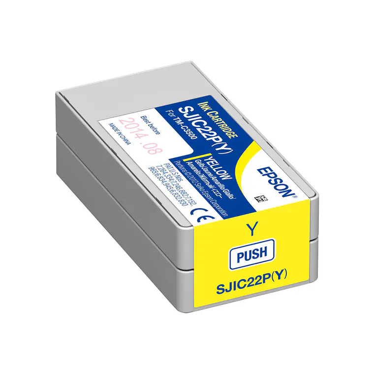 Cartucho de tinta Epson SJIC22P(Y) color amarillo 1