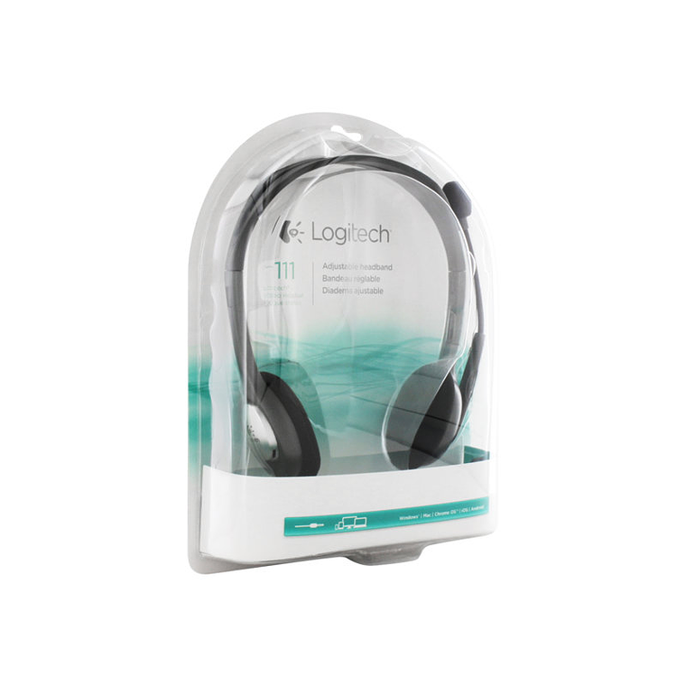 Audífonos Logitech H111 con Micrófono 3