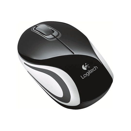 Mouse Mini Inalámbrico Logitech M187, Ultraportátil, Negro