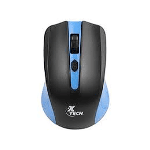 Xtech - Mouse - 2.4 GHz - Inalámbrico - Azul - 1600 dpi XTM-310BL