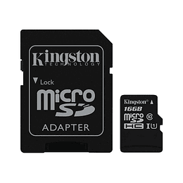 Tarjeta de memoria flash 16 GB - Kingston Canvas Select - microSDHC UHS-I