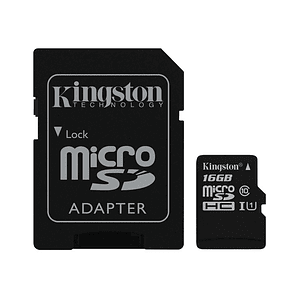 Tarjeta de memoria 16GB flash - Kingston Canvas Select - microSDHC UHS-I