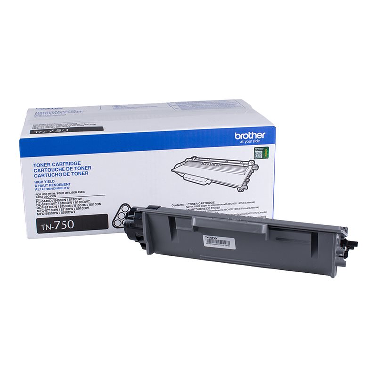 Cartucho de toner Brother TN750 Negro 2