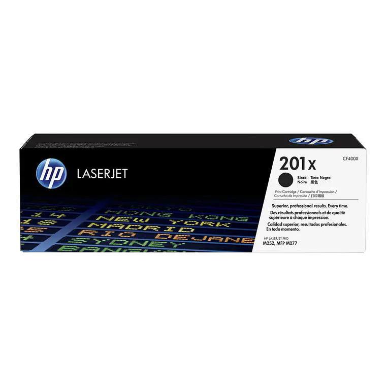 HP 201X - Alto rendimiento - negro - original - LaserJet - cartucho de tóner (CF400X) 2
