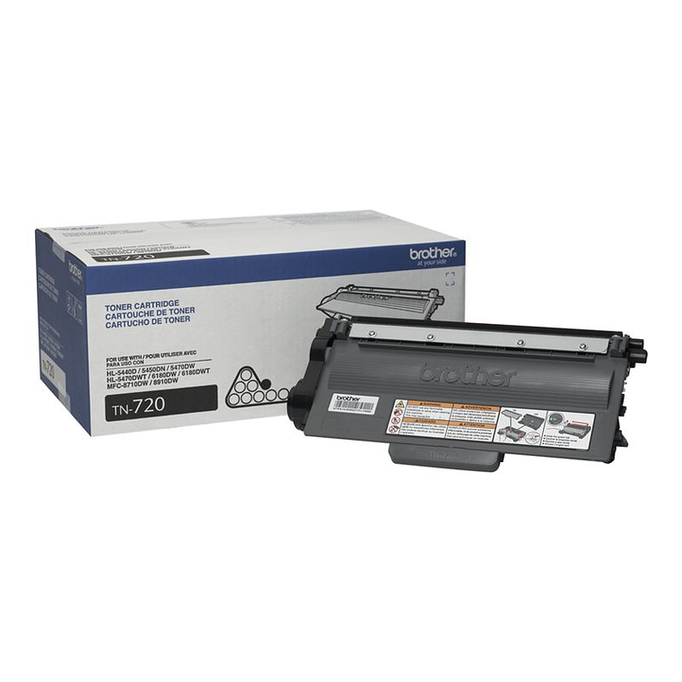 Cartucho de toner Brother TN720 Negro 3