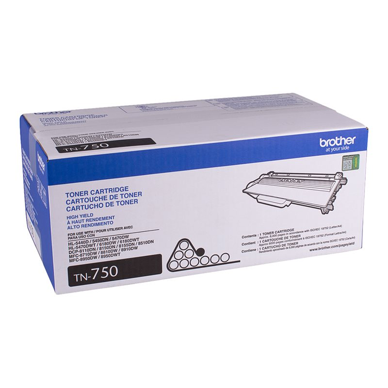 Cartucho de toner Brother TN750 Negro 3