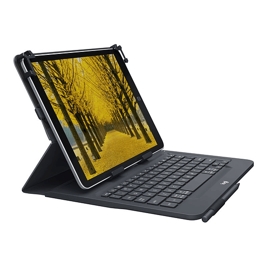Logitech Universal Folio for 9-10 inch Tablets - caja de teclado y folio