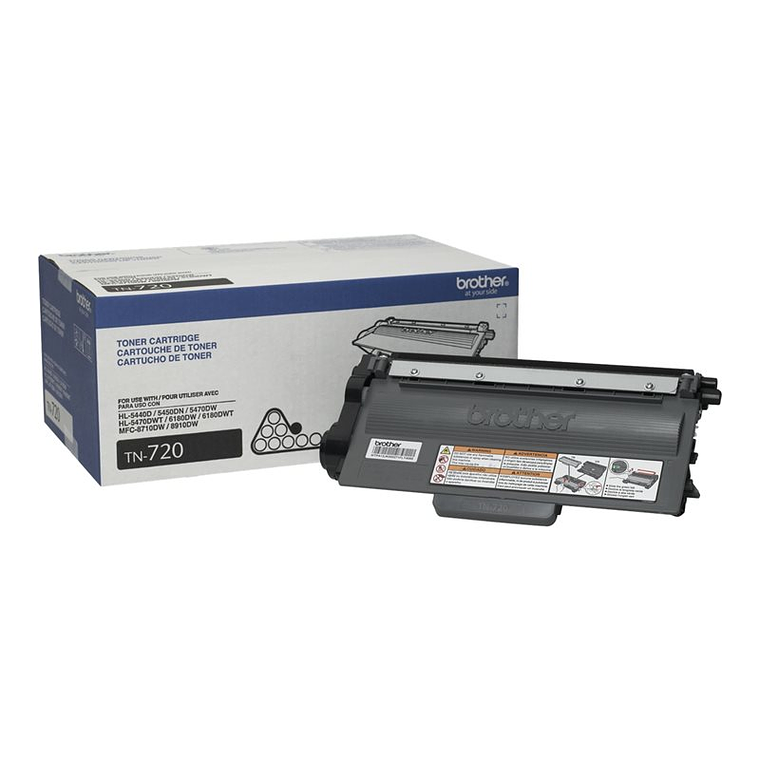 Cartucho de toner Brother TN720 Negro 4