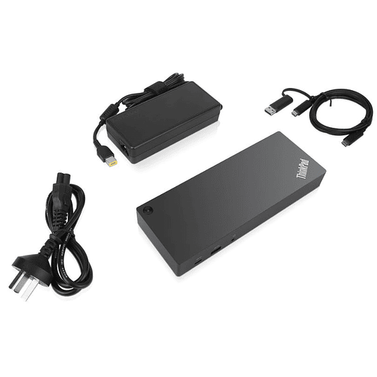 Estación de conexión Lenovo ThinkPad Hybrid |  USB-C - 2 x HDMI, 2 x DP - GigE