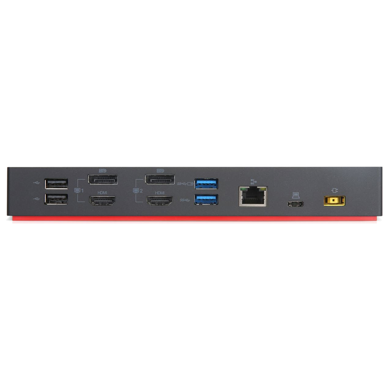 Estación de conexión Lenovo ThinkPad Hybrid |  USB-C - 2 x HDMI, 2 x DP - GigE 3
