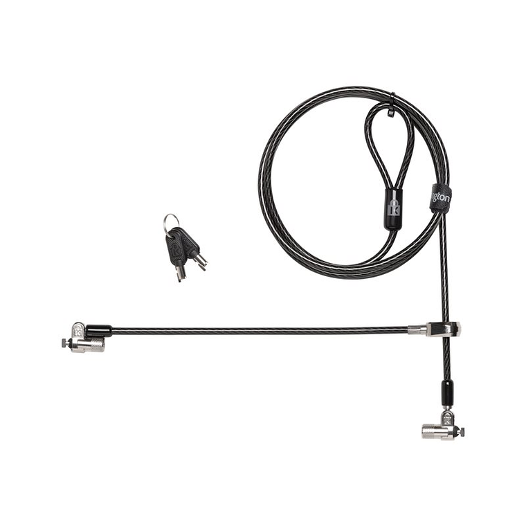 Kensington MicroSaver 2.0 Keyed Twin Laptop Lock cable de seguridad 2