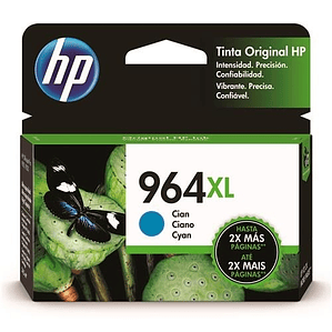 Cartucho de Tinta HP 964 XL color Cian original 3JA54AL