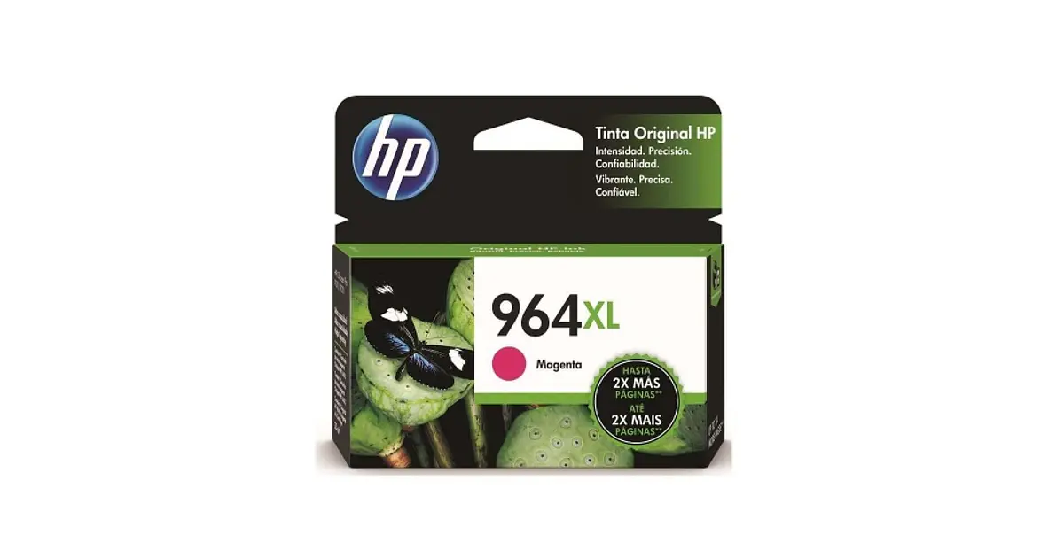 Cartucho de Tinta HP 964 XL Color Magenta original 3JA55AL