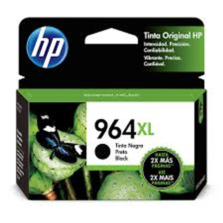 Cartucho de Tinta HP 964 XL Color Negro original 3JA57AL 1