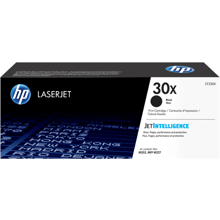 Cartucho de tóner HP 30X Negro LaserJet (CF230X) 1